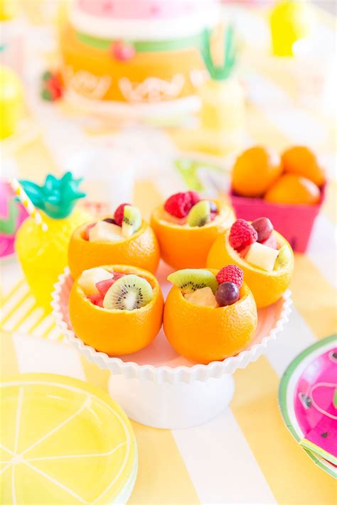 fruit themed birthday party